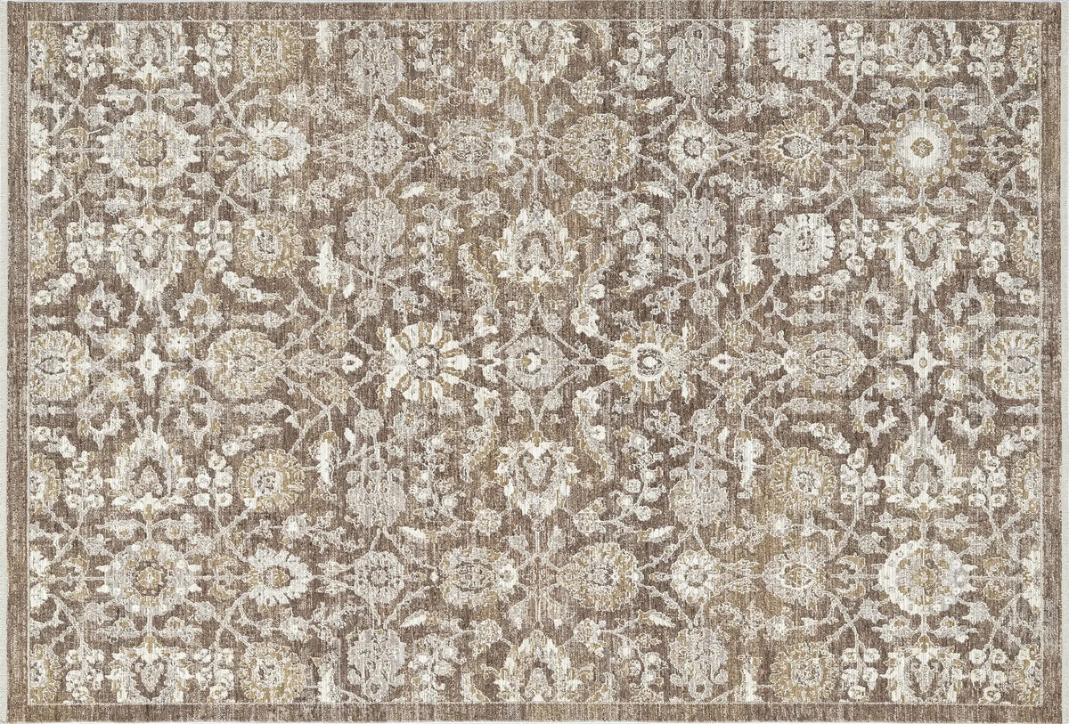 Dynamic Rugs Patara 10568 Power Loomed Transitional Rust/Brown/Ivory Rug - Rectangular