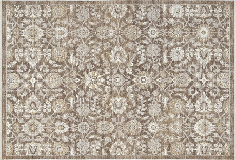 Dynamic Rugs Patara 10568 Power Loomed Transitional Rust/Brown/Ivory Rug - Rectangular