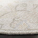Safavieh Abstract 6'-0" x 6'-0" Rug in Light Grey / Ivory