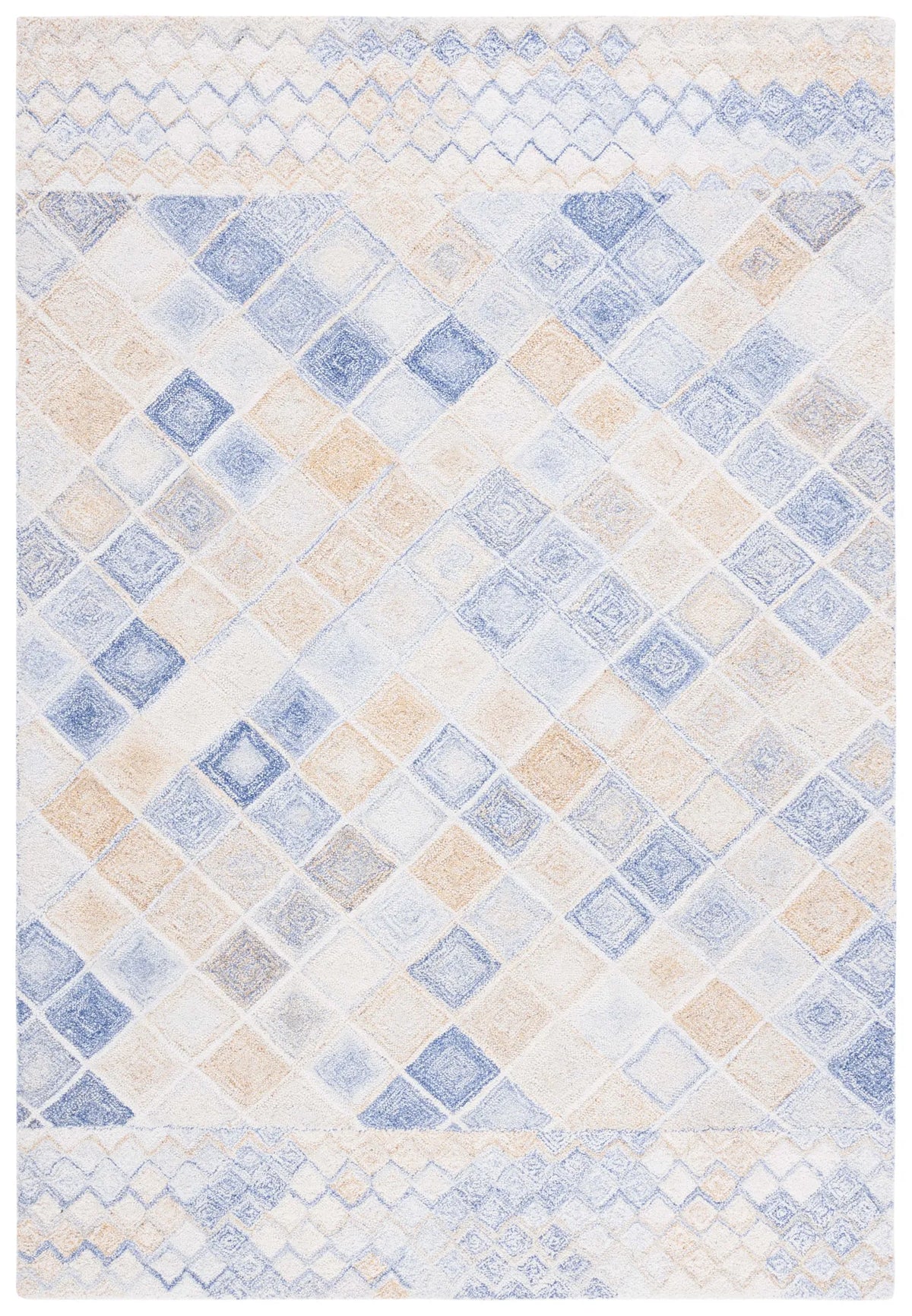 Safavieh Abstract 4'-0" x 6'-0" Rug in Blue / Grey