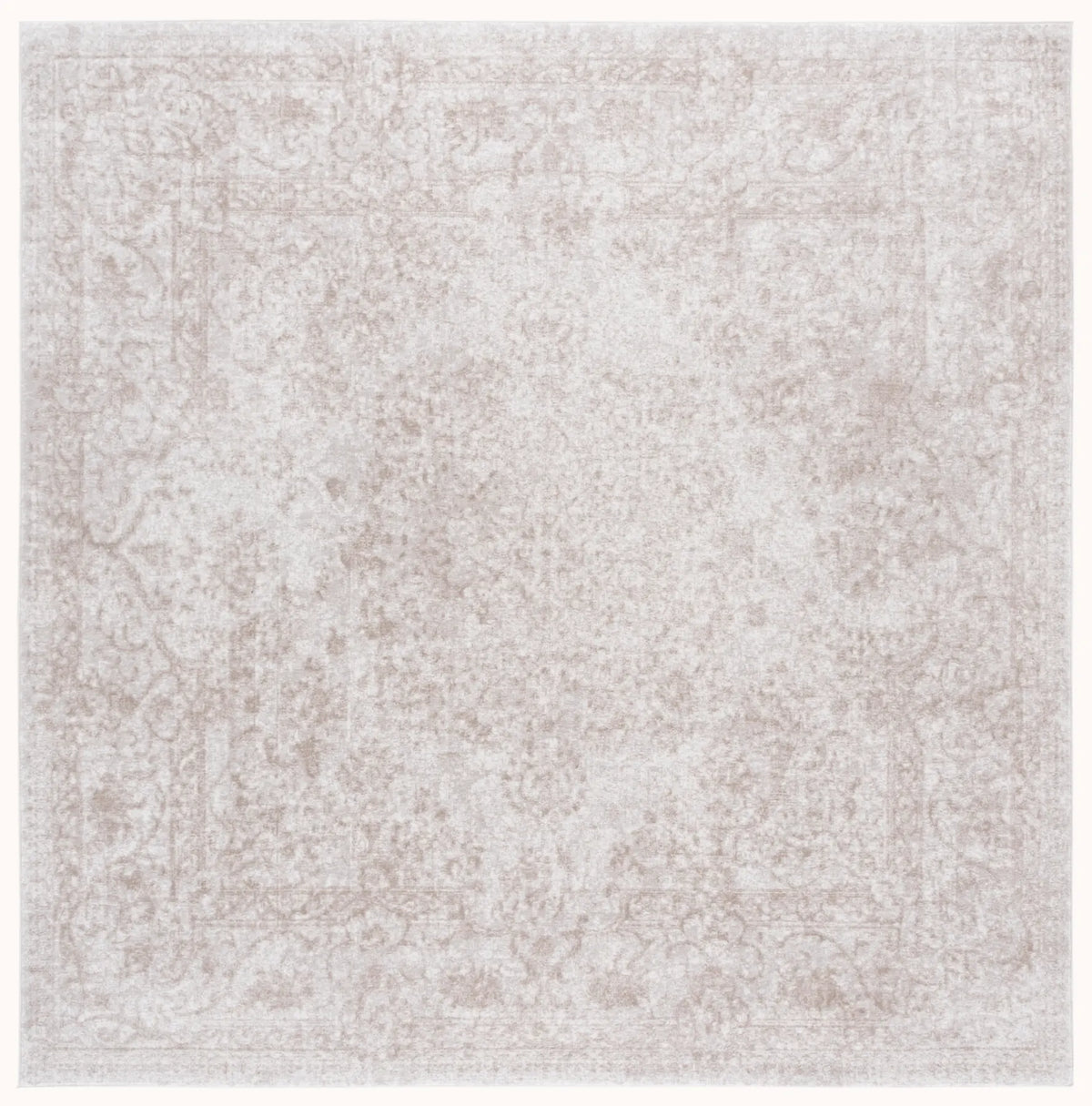 Safavieh Reflection 6'-7" x 6'-7" Rug in Creme / Ivory