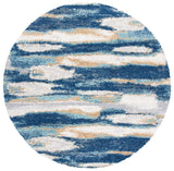 Safavieh Calista 5'-3" x 5'-3" Rug in Blue / Ivory