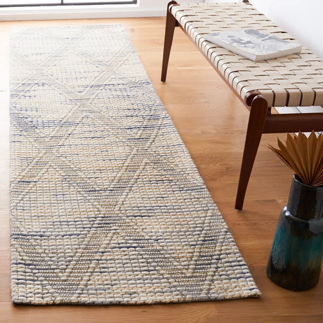 Safavieh Marbella 2'-3" x 9'-0" Rug in Ivory / Blue