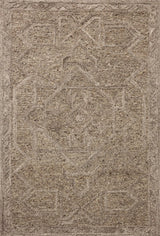 Loloi Mabel MBL-01 Traditional Hand Tufted Bark, Graphite Rug - main flat