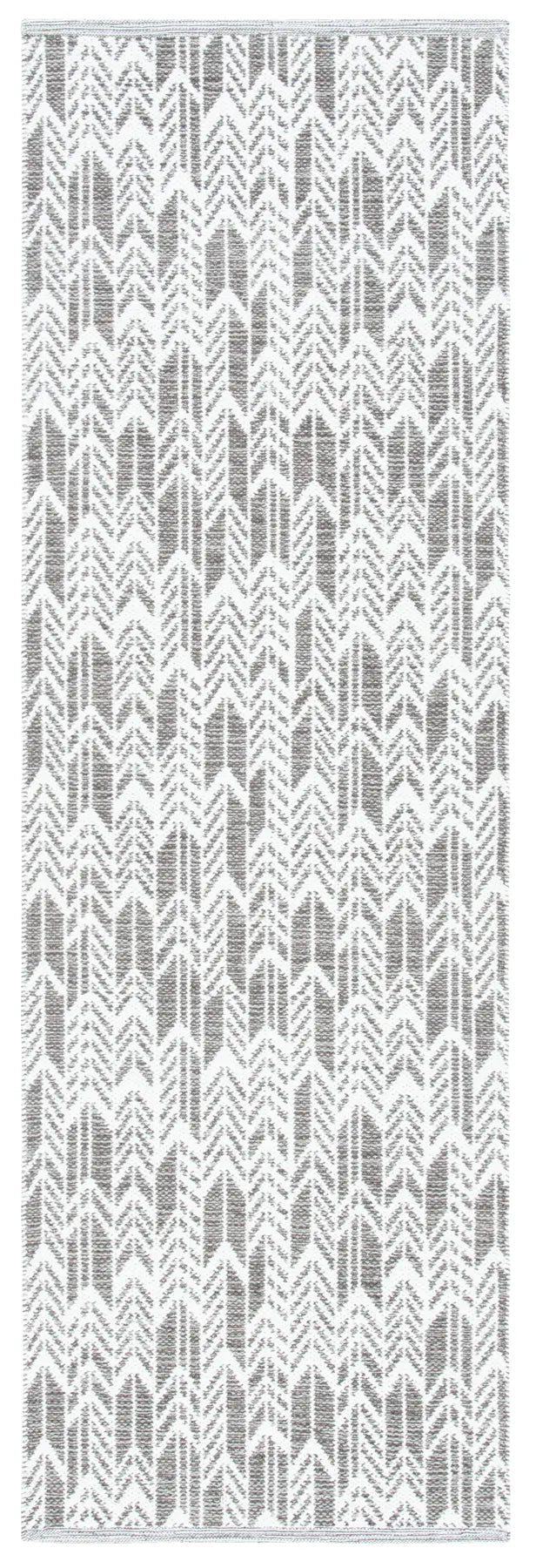 Safavieh Montauk 2'-3" x 7'-0" Rug in Charcoal / Ivory