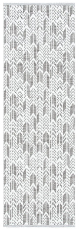 Safavieh Montauk 2'-3" x 7'-0" Rug in Charcoal / Ivory