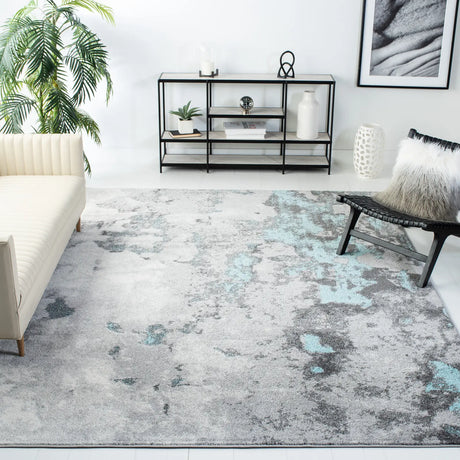 Safavieh Adirondack 10'-0" x 14'-0" Rug in Turquoise / Grey