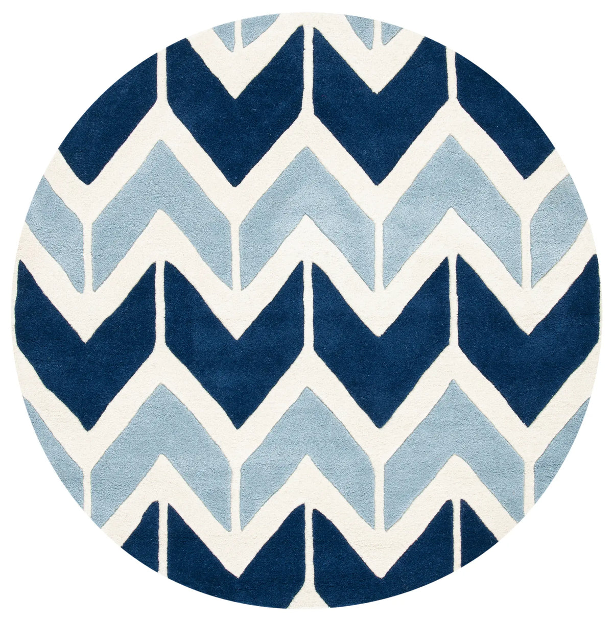 Safavieh Chatham 5'-0" x 5'-0" Rug in Dark Blue / Light Blue