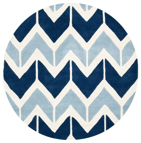 Safavieh Chatham 5'-0" x 5'-0" Rug in Dark Blue / Light Blue