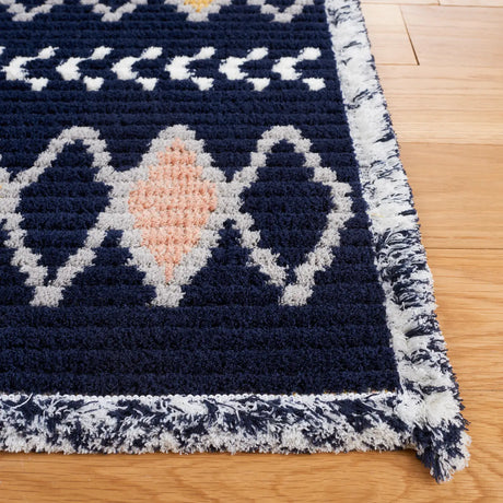 Safavieh Marrakesh 4'-0" x 6'-0" Rug in Navy / Multi