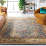 Safavieh Anatolia 9'-6" x 13'-6" Rug in Light Blue / Ivory