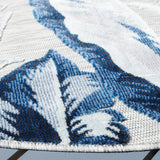 Safavieh Cabana 6'-5" x 6'-5" Rug in Grey / Navy
