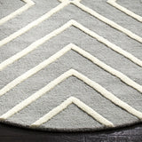 Safavieh Safavieh Kids 5'-0" x 5'-0" Rug in Grey / Ivory