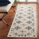 Safavieh Aspen 2'-3" x 9'-0" Rug in Ivory / Blue