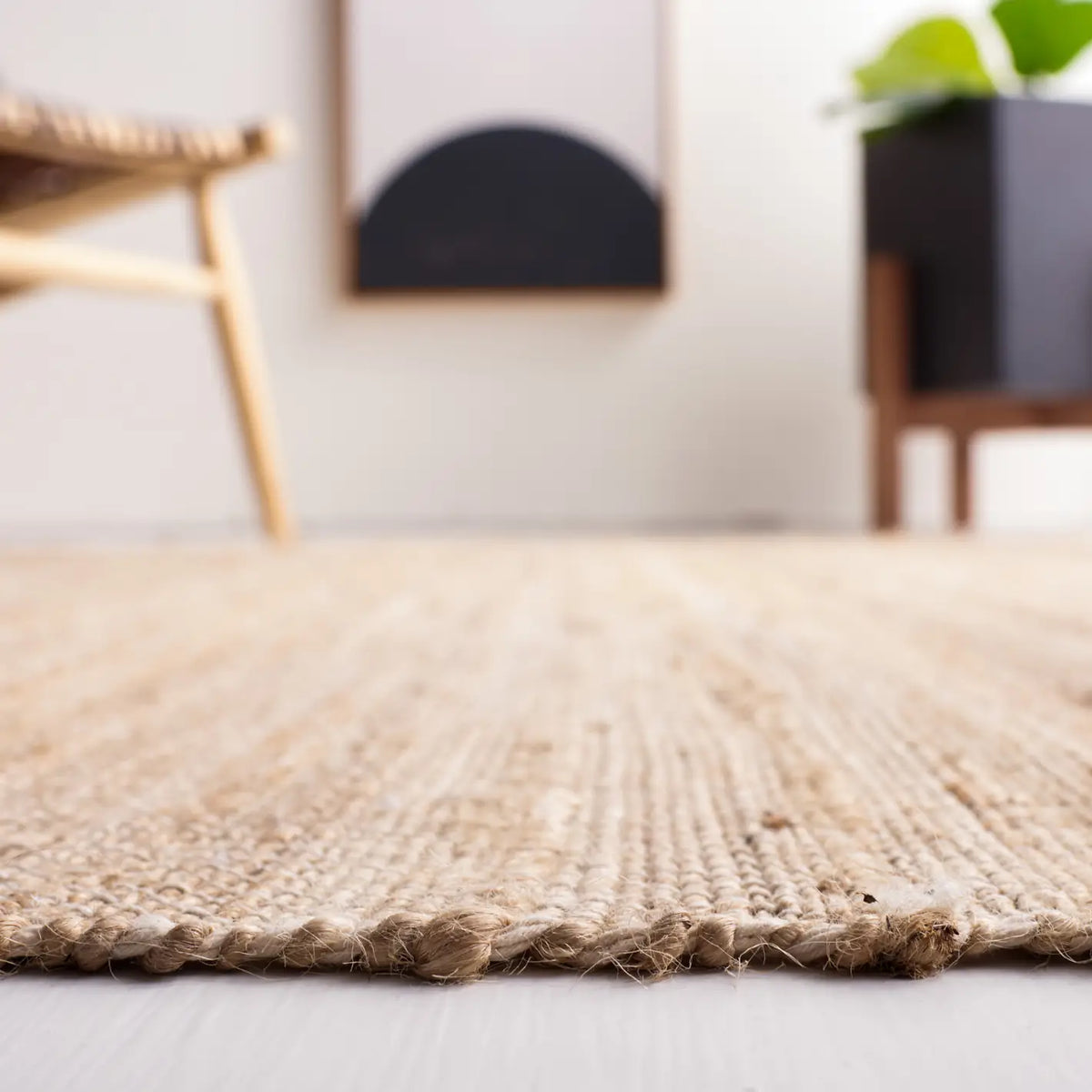 Safavieh Natura 4'-0" x 6'-0" Rug in Natural / Brown