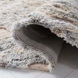 Safavieh Casablanca Shag 5'-0" x 8'-0" Rug in Grey / Olive
