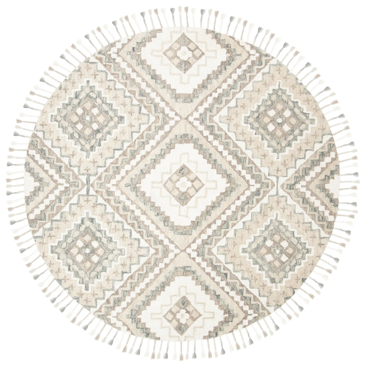 Safavieh Aspen 5'-0" x 5'-0" Rug in Taupe / Ivory
