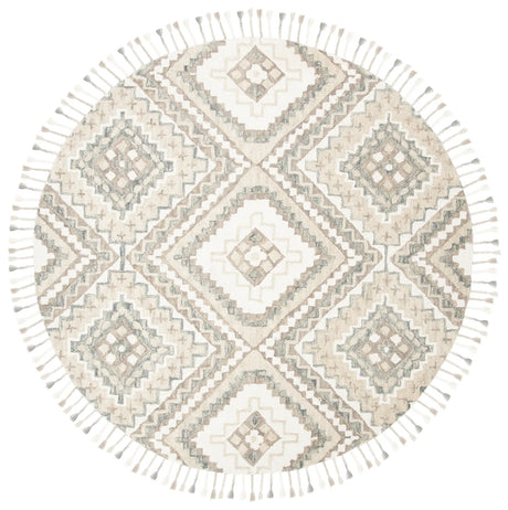Safavieh Aspen 5'-0" x 5'-0" Rug in Taupe / Ivory