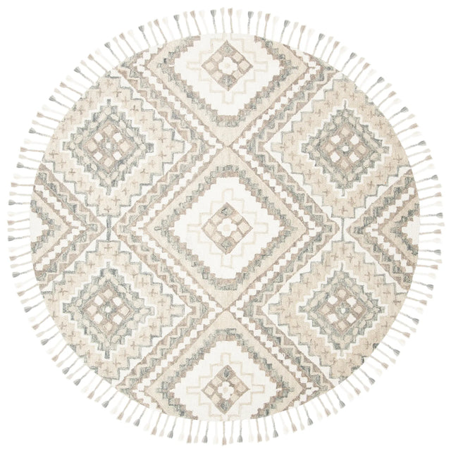 Safavieh Aspen 5'-0" x 5'-0" Rug in Taupe / Ivory