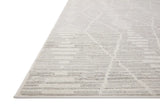 Loloi Kamala Kam-02 Ivory/Silver Rug - rug corner