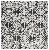 Safavieh Blossom 6'-0" x 6'-0" Rug in Black / Ivory