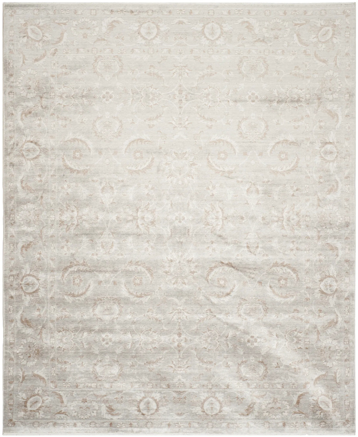 Safavieh Tibetan 8'-0" x 10'-0" Rug in Grey / Ivory