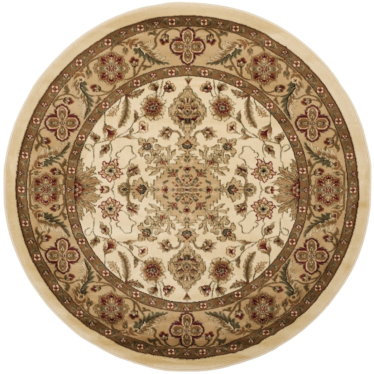 Safavieh Lyndhurst 5'-3" x 5'-3" Rug in Ivory / Tan