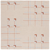 Safavieh Genre 6'-0" x 6'-0" Rug in Beige / Rust