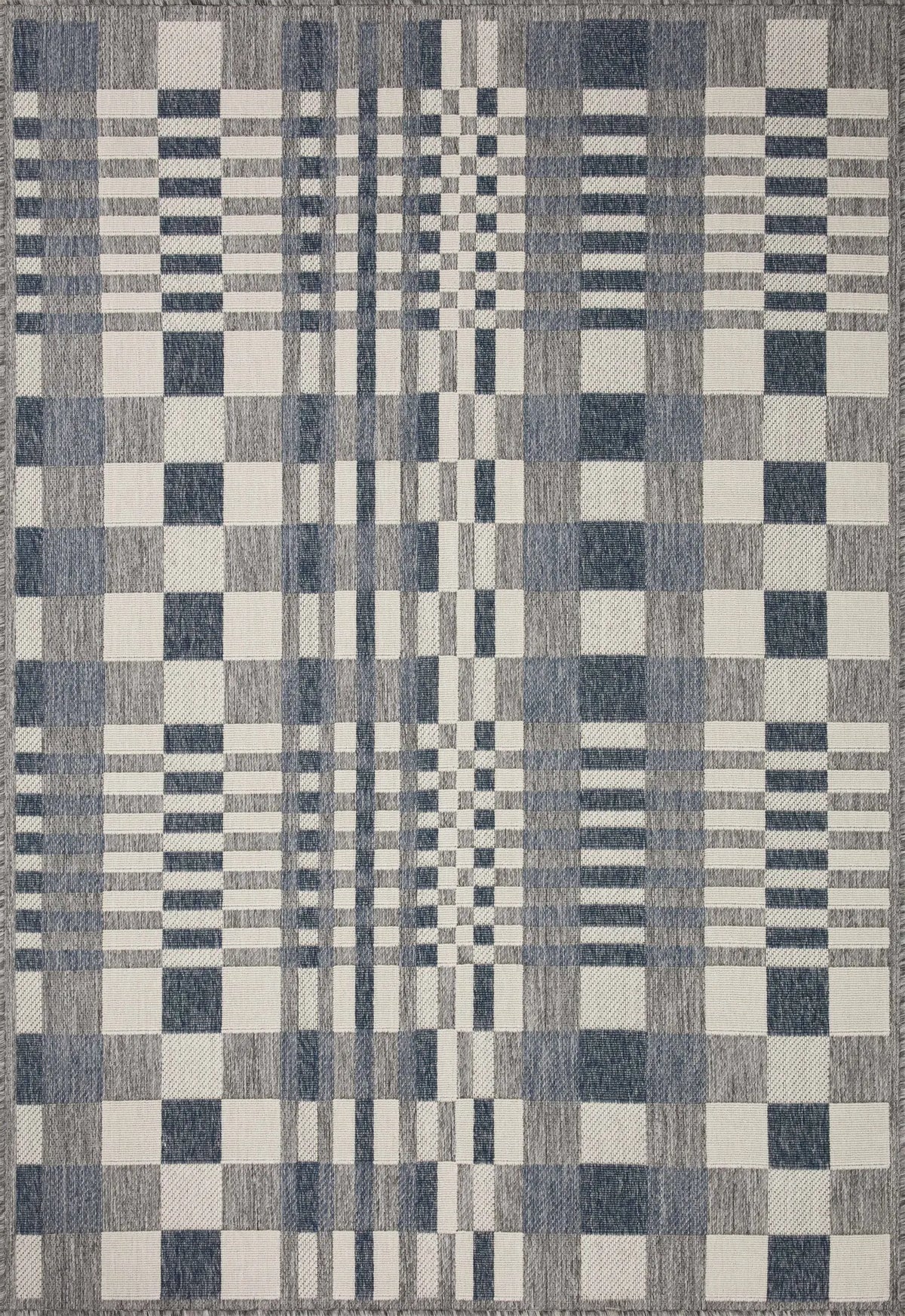 Loloi Rainier Rai-04 Ivory/Denim Rug - main flat