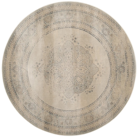 Safavieh Vintage 6'-0" x 6'-0" Rug in Light Blue / Cream