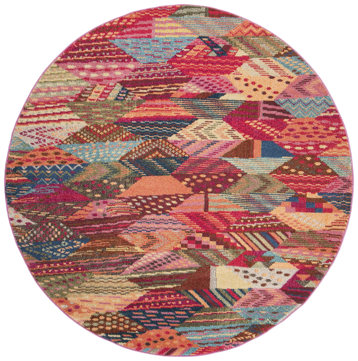 Safavieh Monaco 6'-7" x 6'-7" Rug in Multi