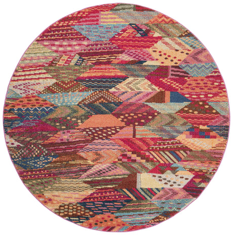 Safavieh Monaco 6'-7" x 6'-7" Rug in Multi