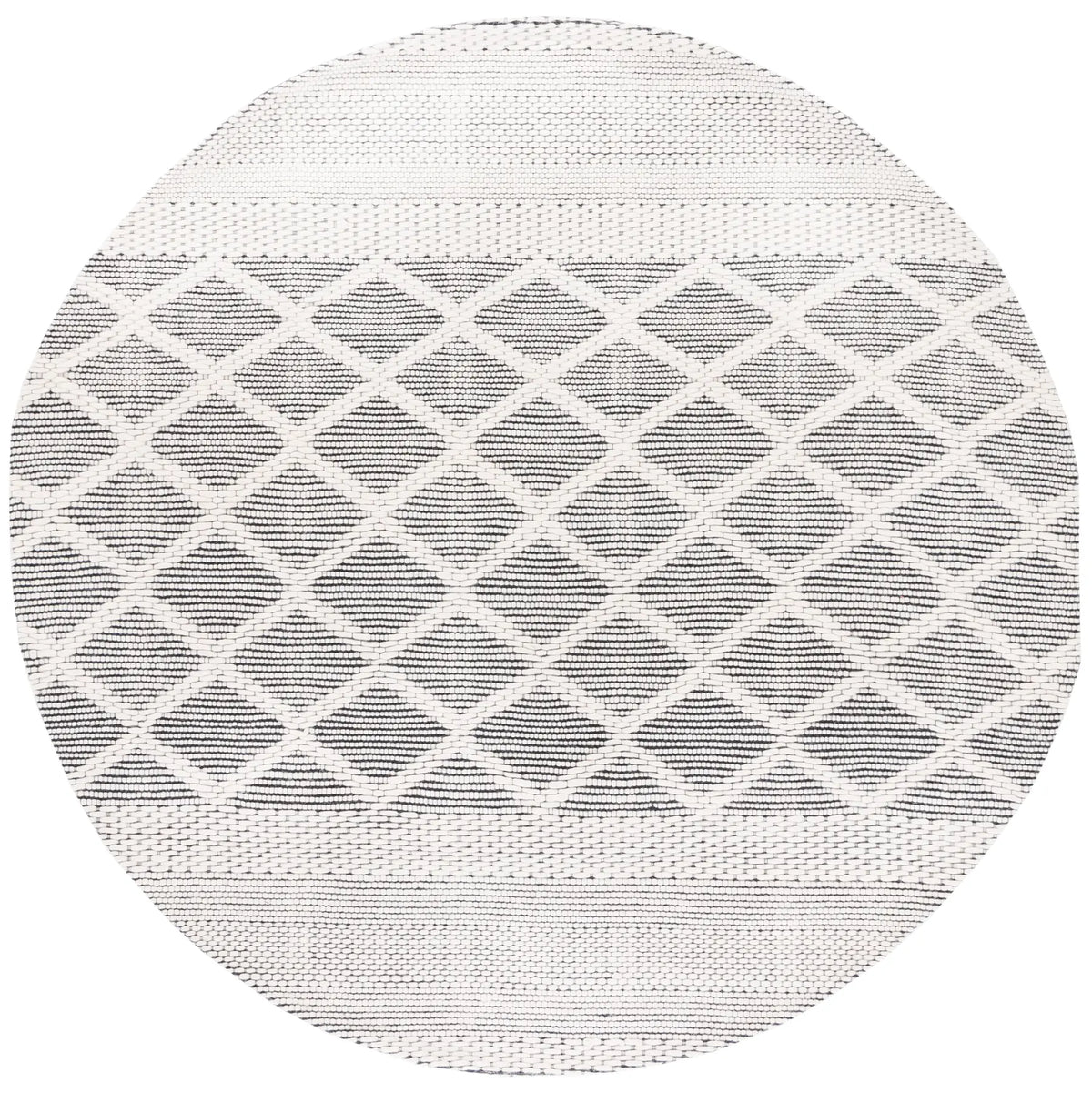 Safavieh Vermont 6'-0" x 6'-0" Rug in Ivory / Black