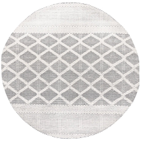 Safavieh Vermont 6'-0" x 6'-0" Rug in Ivory / Black