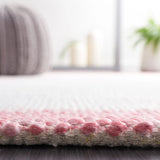 Safavieh Natura 4'-0" x 6'-0" Rug in Ivory / Pink