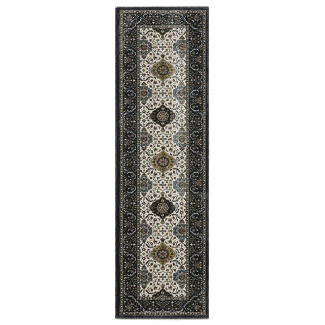 Oriental Weavers Sphinx Vivian VI04D Navy Rugs - runner