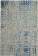Safavieh Courtyard 5'-3" x 7'-7" Rug in Grey / Navy