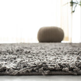 Safavieh Sga-Athens Shag 4'-0" x 6'-0" Rug in Dark Grey