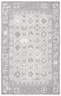 Safavieh Micro-Loop 4'-0" x 6'-0" Rug in Ivory / Grey