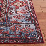 Safavieh Tucson 4'-0" x 6'-0" Rug in Rust / Blue