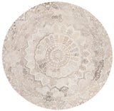 Safavieh Marquee 6'-0" x 6'-0" Rug in Beige / Ivory