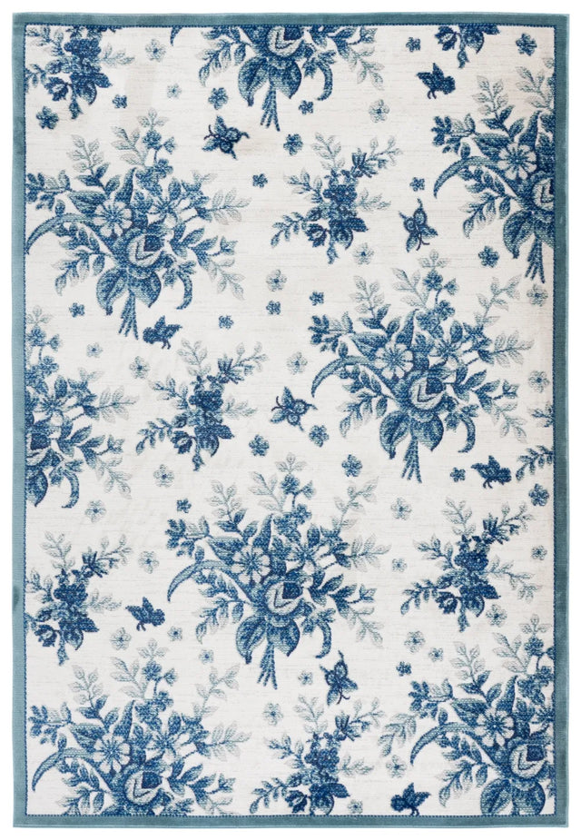 Safavieh Aria 5'-0" x 6'-7" Rug in Ivory / Blue