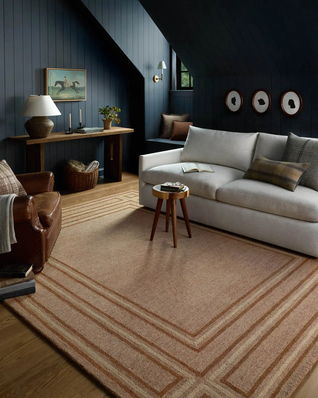 Chris Loves Julia x Loloi Alfie ALF-01 Blush / Rose Rug - room scene 3