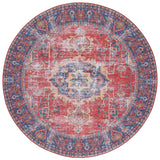 Safavieh Tucson 6'-0" x 6'-0" Rug in Red / Navy