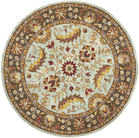 Safavieh Heritage 6'-0" x 6'-0" Rug in Blue / Brown