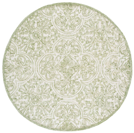 Safavieh Martha Stewart 6'-0" x 6'-0" Rug in Ivory / Green
