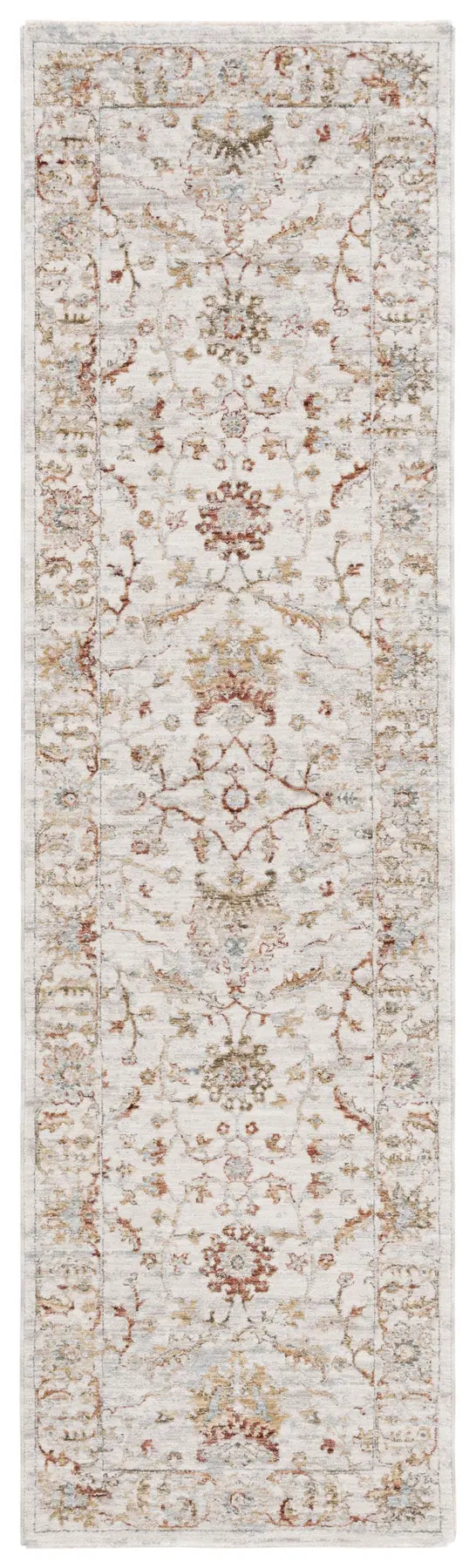 Safavieh Hamilton 2'-2" x 8'-0" Rug in Ivory / Rust