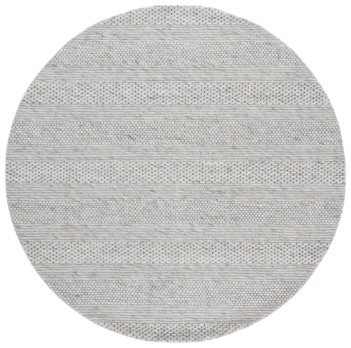 Safavieh Marbella 6'-6" x 6'-6" Rug in Light Grey / Ivory