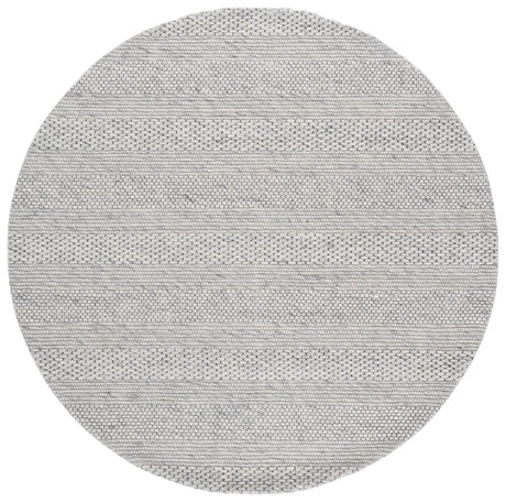 Safavieh Marbella 6'-6" x 6'-6" Rug in Light Grey / Ivory