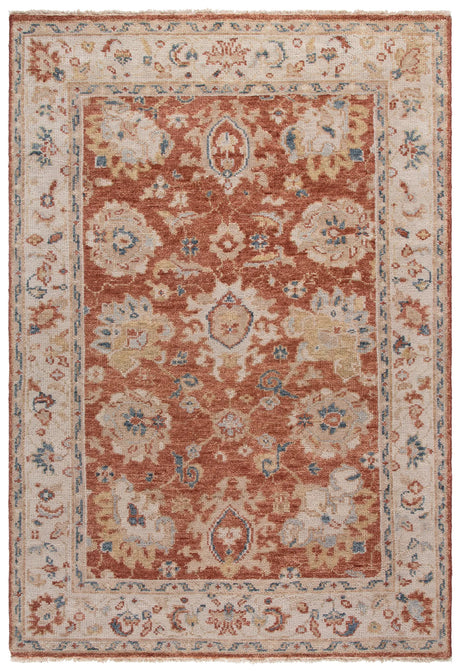 Safavieh Samarkand 6'-0" x 9'-0" Rug in Rust / Beige